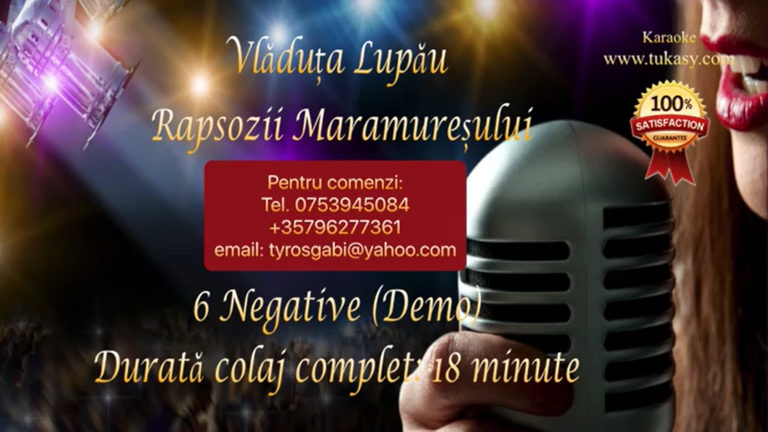 Colaj Etno – Vladuta Lupau si Rapsozii Maramureșului – Negativ Karaoke Demo by Gabriel Gheorghiu