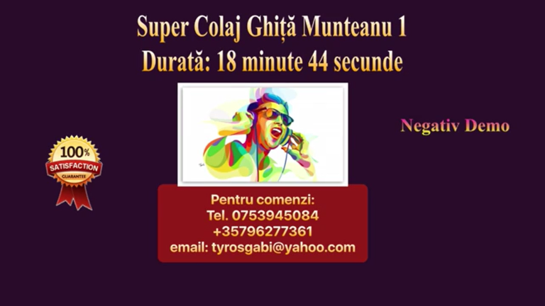 Super Colaj Ghita Munteanu 1 – Negativ Karaoke Demo by Gabriel Gheorghiu