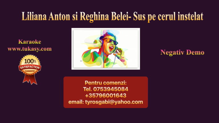 Sus pe cerul instelat – Liliana Anton si Reghina Belei – Negativ Karaoke Demo by Gabriel Gheorghiu