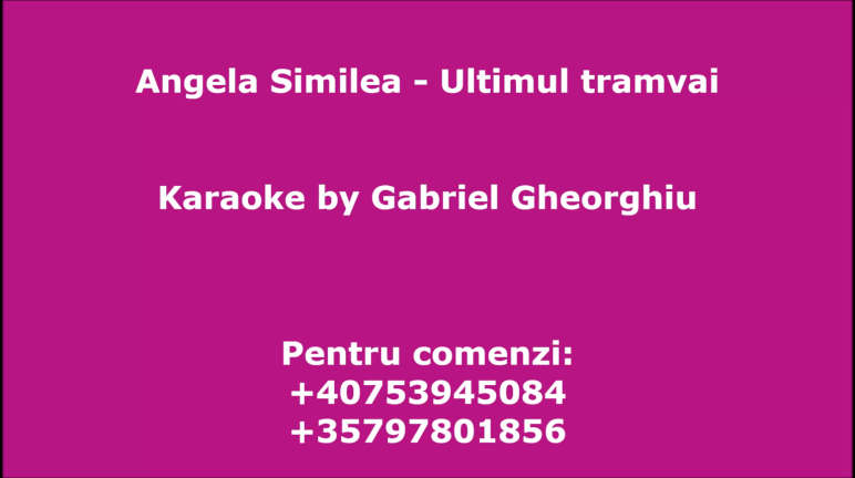 Ultimul tramvai – Angela Similea
