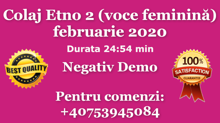 Colaj Etno 2 (voce feminină) – februarie 2020