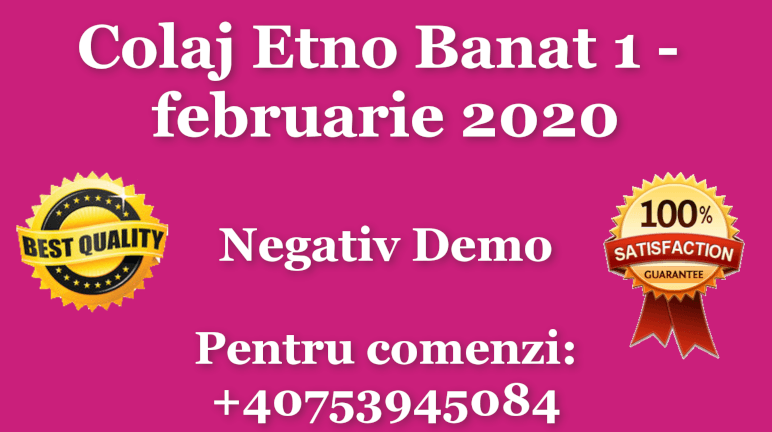 Colaj Etno Banat 1 – februarie 2020