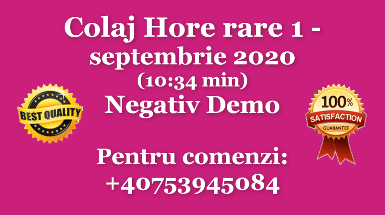 Colaj Hore rare – septembrie 2020 – Negativ Karaoke Demo by Gabriel Gheorghiu