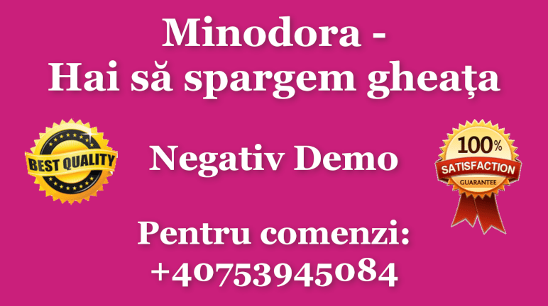 Hai sa spargem gheata – Minodora – Negativ Karaoke Demo by Gabriel Gheorghiu