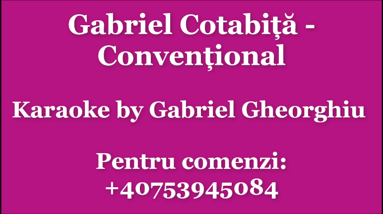 Conventional – Gabriel Cotabita