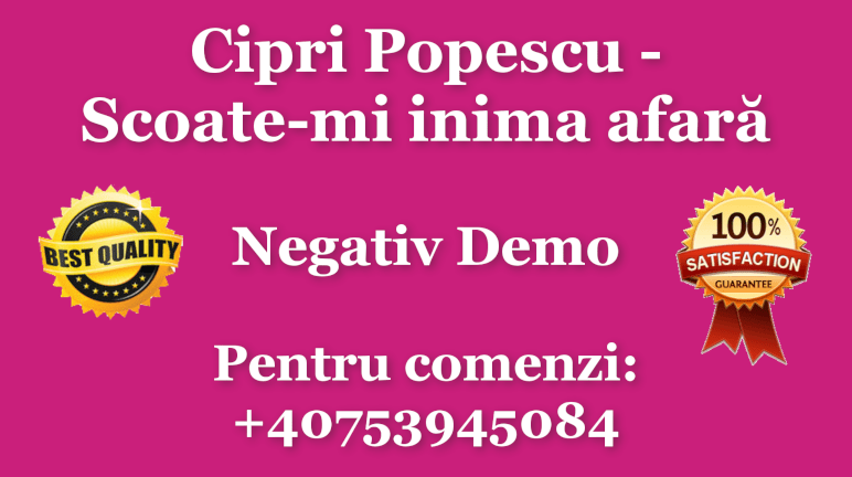 Scoate-mi inima afara – Cipri Popescu – Negativ Karaoke Demo