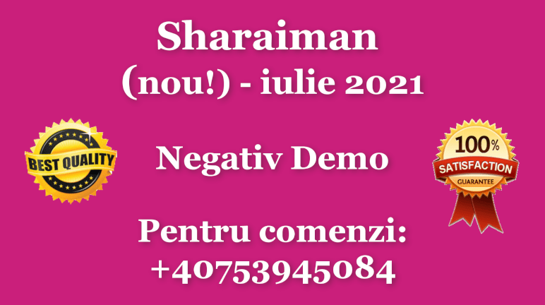 Sharaiman – iulie 2021 – Negativ Karaoke Demo